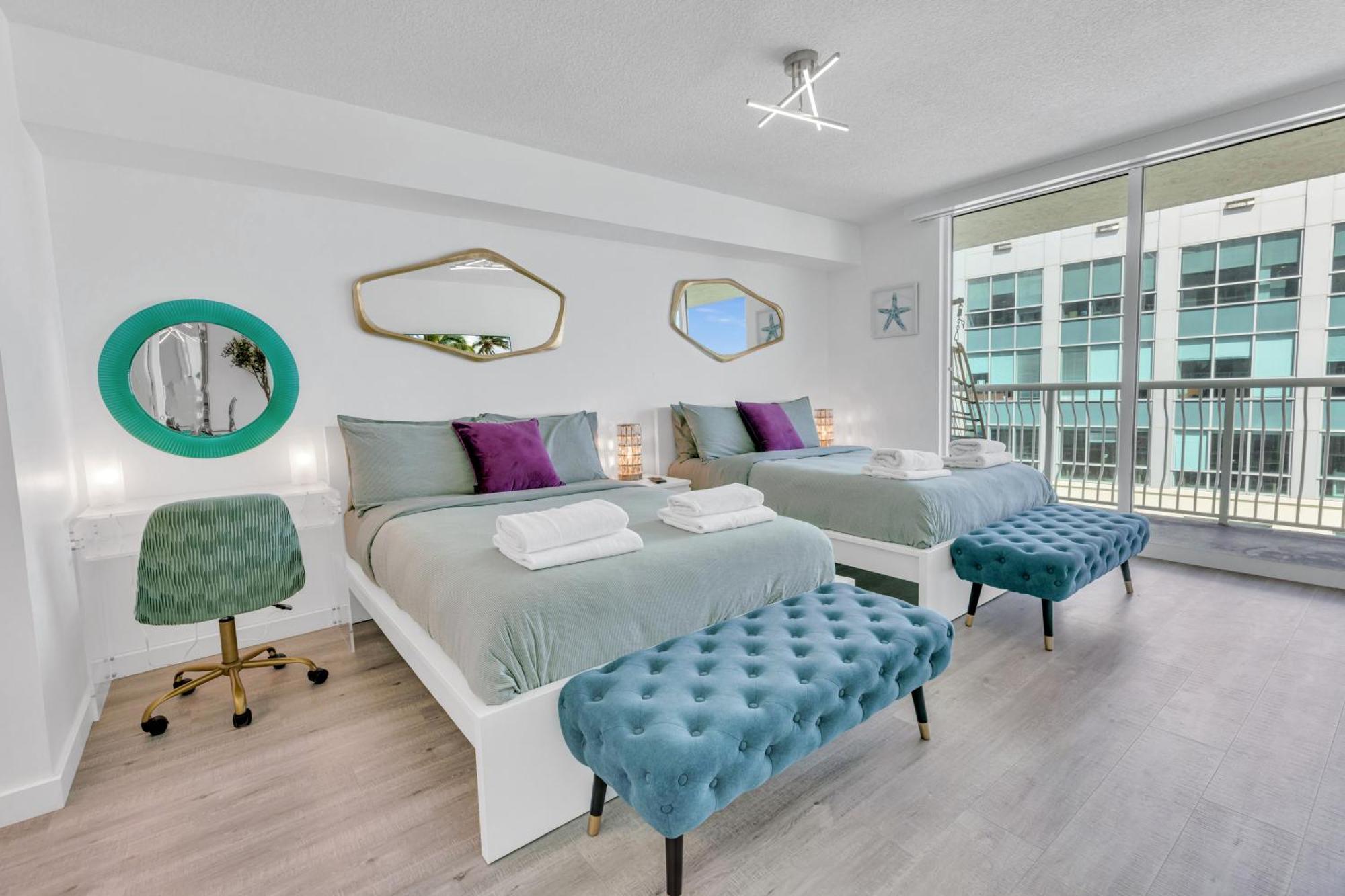 Oceanside Penthouse Apartment In Brickell Miami, Pool, Free Parking Dış mekan fotoğraf