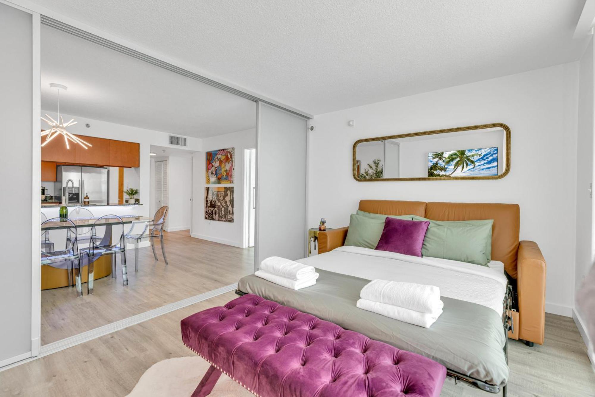 Oceanside Penthouse Apartment In Brickell Miami, Pool, Free Parking Dış mekan fotoğraf