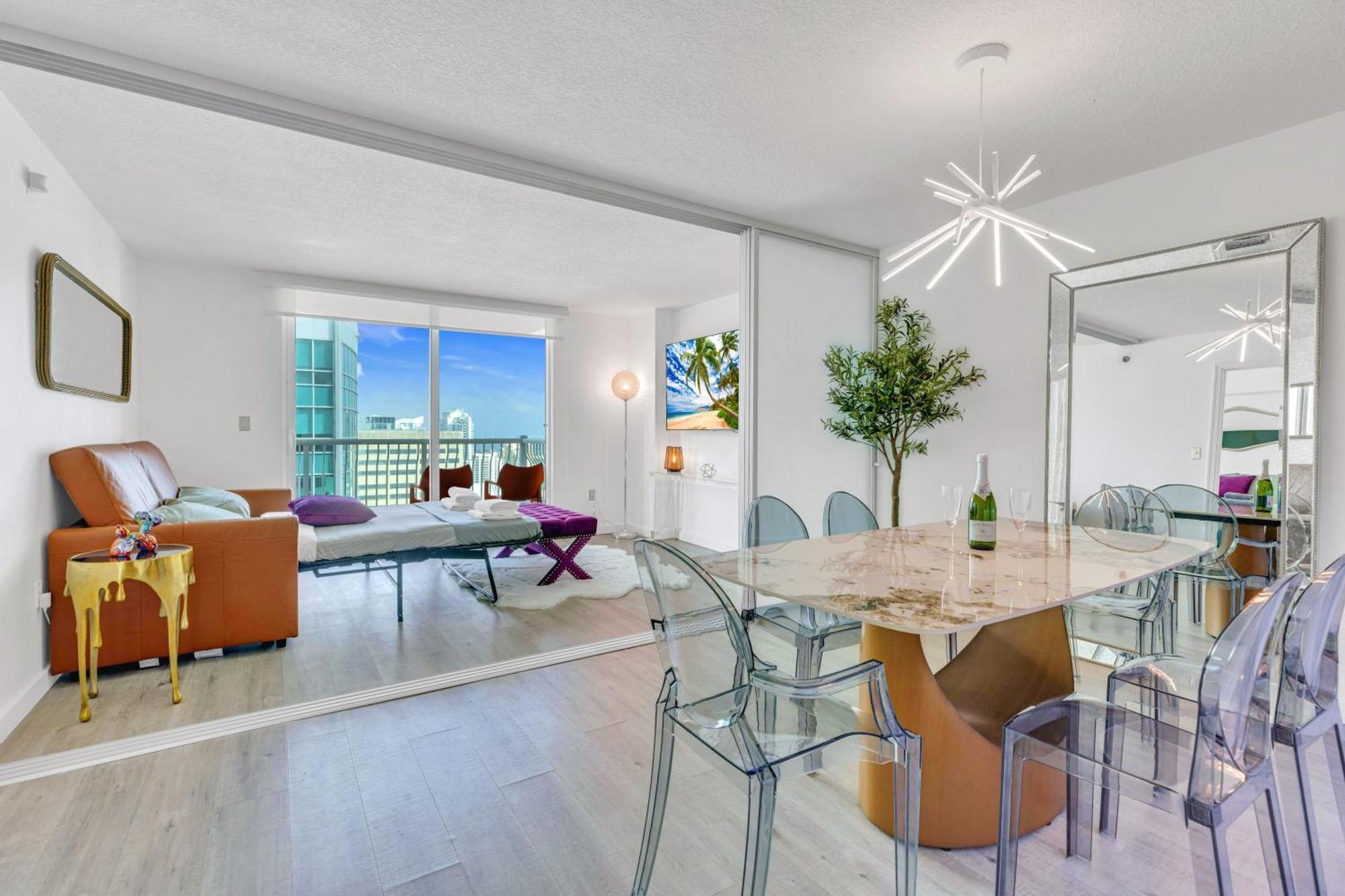 Oceanside Penthouse Apartment In Brickell Miami, Pool, Free Parking Dış mekan fotoğraf